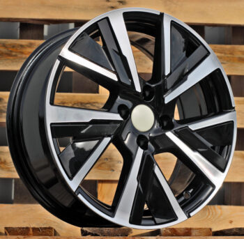 R16x6.5  4X108  ET  32  65.1  B5906  Black Polished (MB)  For PEUG  (D4)  (Carved Spokes)