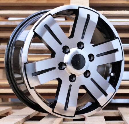 R16x7  5X130  ET  55  89.1  BK562  Black Polished (MB)  For MER  (P2+K4+K2)  ((max 1400kg))