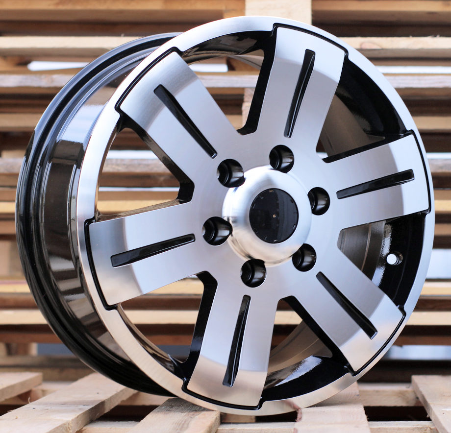 R16x7  5X130  ET  55  89.1  BK562  (BY1530)  Black Polished (MB)  For MER  (P)  (4x4 (max 1400kg))