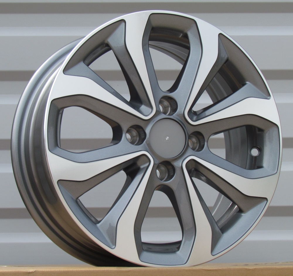R15x6  4X100  ET  45  54.1  XF275  Grey Polished (MG)  For HYUND  (D3)