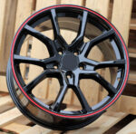 R18x8  5X114.3  ET  45  64.1  B1418  Black+Red Line (BR)  For HOND  (Z3)