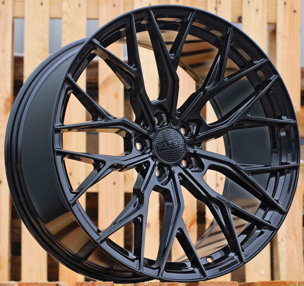 R20x8.5  5X112  ET  40  66.6  HX05F  Black (BL)  For HAXER  (K2)  (HYBRID FORGED (Max Load 815kg.) Front+Rear)