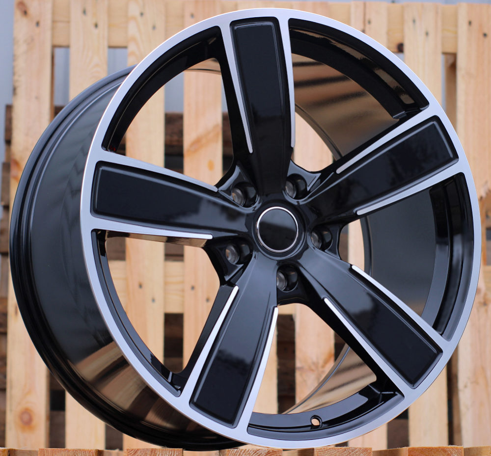 R21x11  5X130  ET  58  71.6  H5082  Black Polished (MB)  For PORCH  (P1)  (Front+Rear)