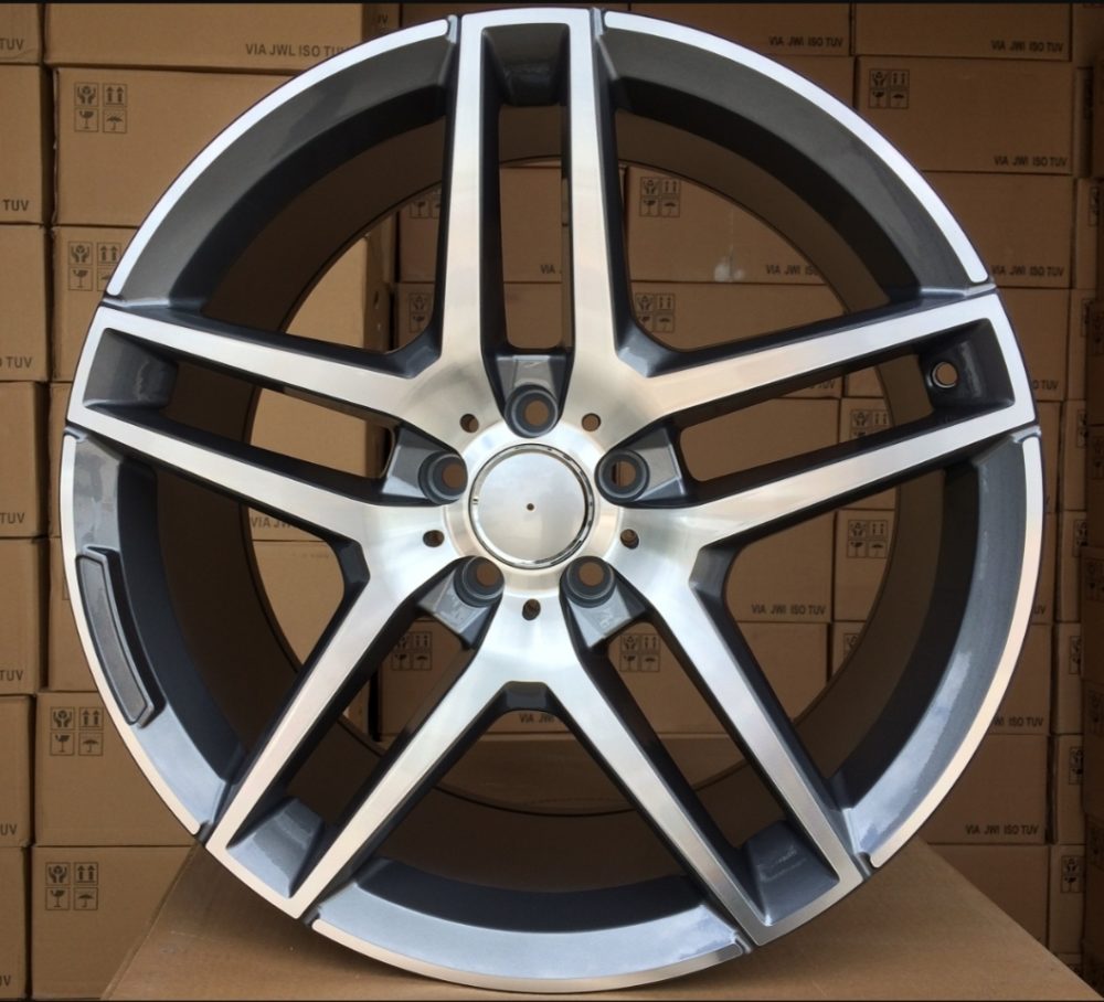 R18x8.5  5X112  ET  45  66.6  BK967  Grey Polished+Powder Coating (MGPC)  For MER  (P)