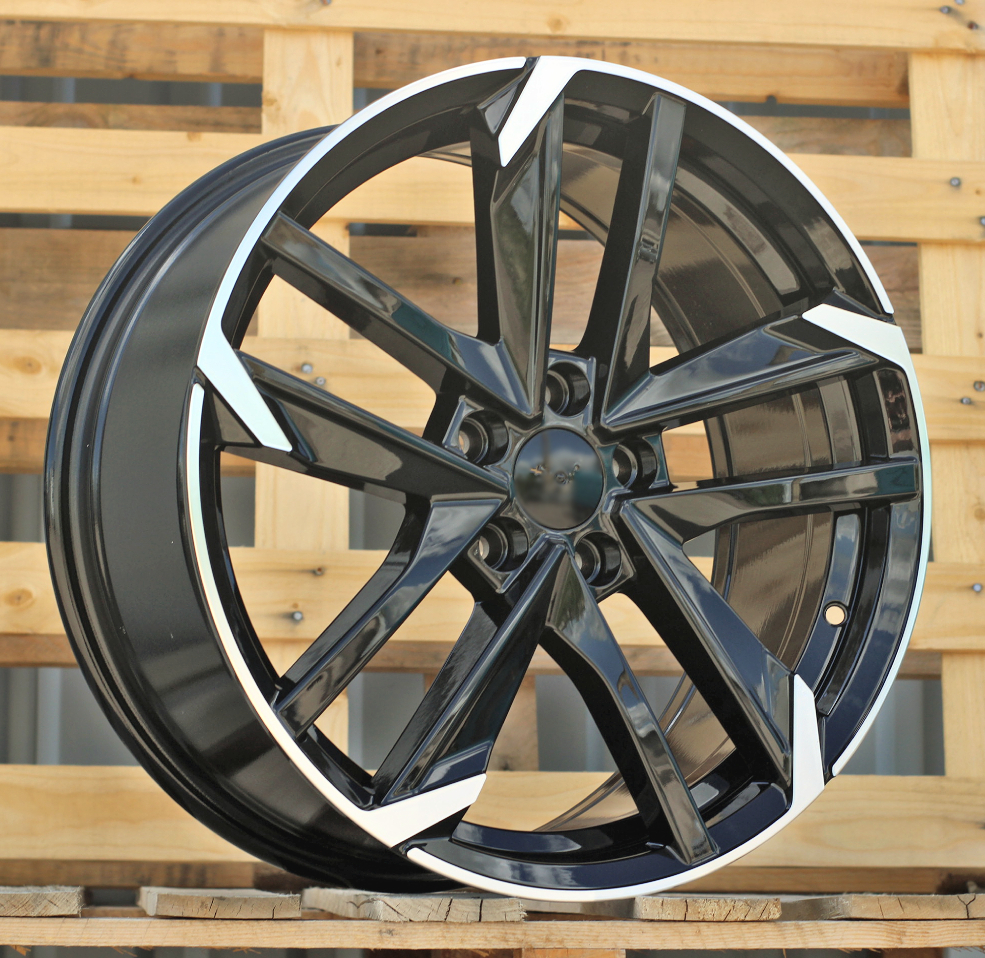 R16x7  4X108  ET  30  65.1  XE170  (BK5788)  Black Polished (MB)  For PEUG  (D5)