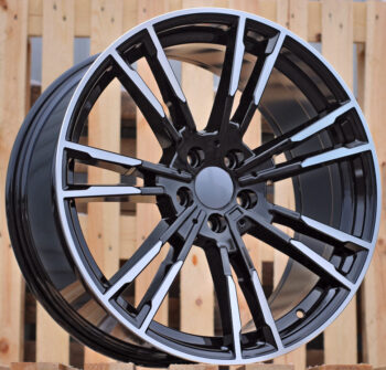 R18x8  5X120  ET  30  72.6  A7065  (BY1356)  Black Polished (MB)  For BMW  (Z2)