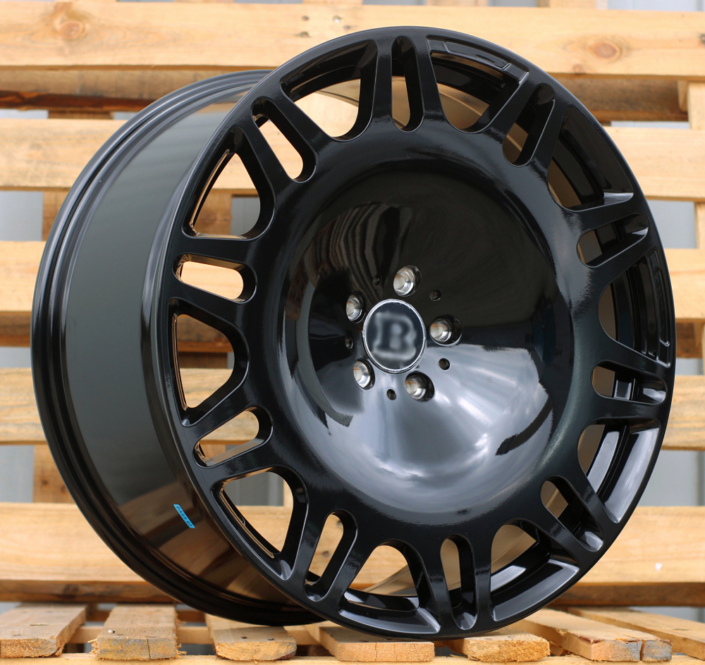 R22x10.5  5X112  ET  38  66.6  XE629  Black (BL)  For MER  (P2)  (HYBRID FORGED New BRABUS (Front+Rear))