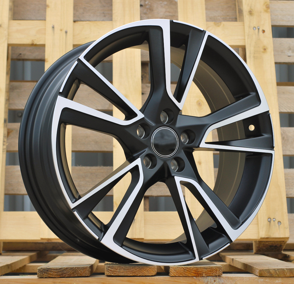 R17x7  5X100  ET  46  57.1  IN3627F  Black Polished Half Matt (MBHM)  For SKODA  (Z5)  (HYBRID FORGED)