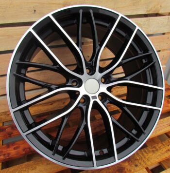 R18x8  5X120  ET  40  72.6  BK796  (BY1304)  Black Polished (MB)  For BMW  (P+Z3)