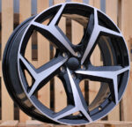 R16x7  5X100  ET  40  57.1  B5340  (IN5339)  Black Polished (MB)  For VW  (K7)