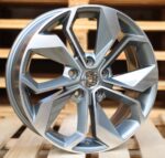 R15x6.5  5X114.3  ET  45  66.1  B5168  Grey Polished+Powder Coating (MGPC)  For RENAU  (R)  ((AKC 55 Eur))