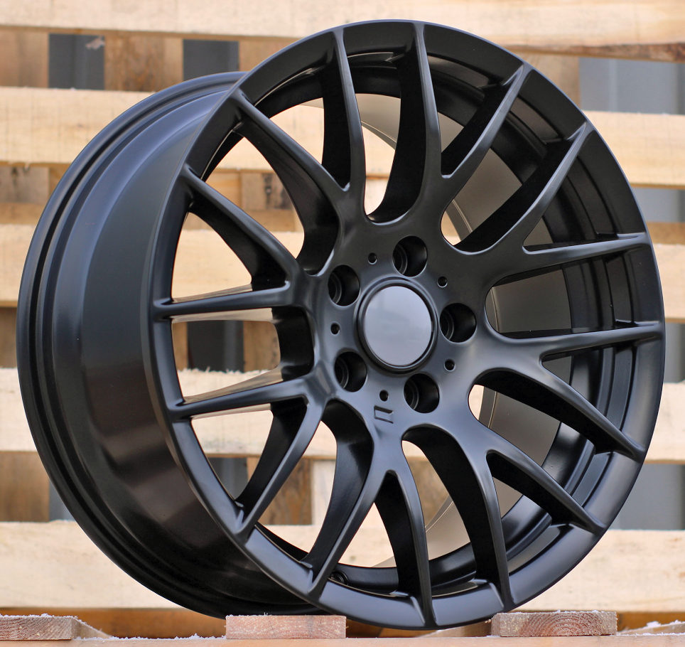 R18x8  5X120  ET  34  72.6  BY956  Black Half Matt (BLHM)  For BMW  (Z3+Z6)  (Rear+Front)