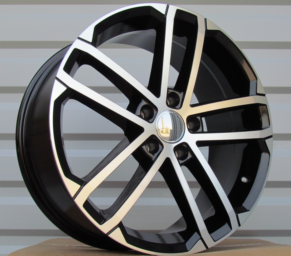 R17x7  5X112  ET  45  57.1  SK512  (FR691)  Black Polished (MB)  For SKODA  (P1)