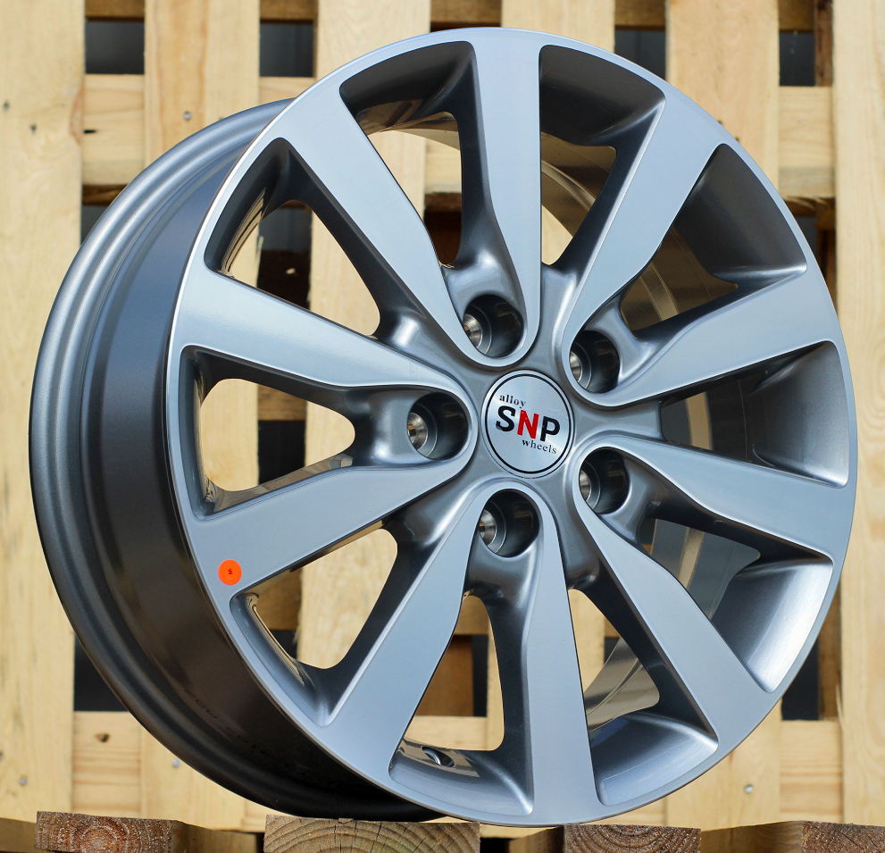 R16x6.5  5X114.3  ET  45  67.1  MZ143  Grey Polished (MG)  For RACIN  (D2)  ((AKC 60 Eur))