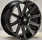 R20x9  6X139.7  ET  M12  110.1  B1443  Black (BL)  For 4X4  (K3)  (Milling)