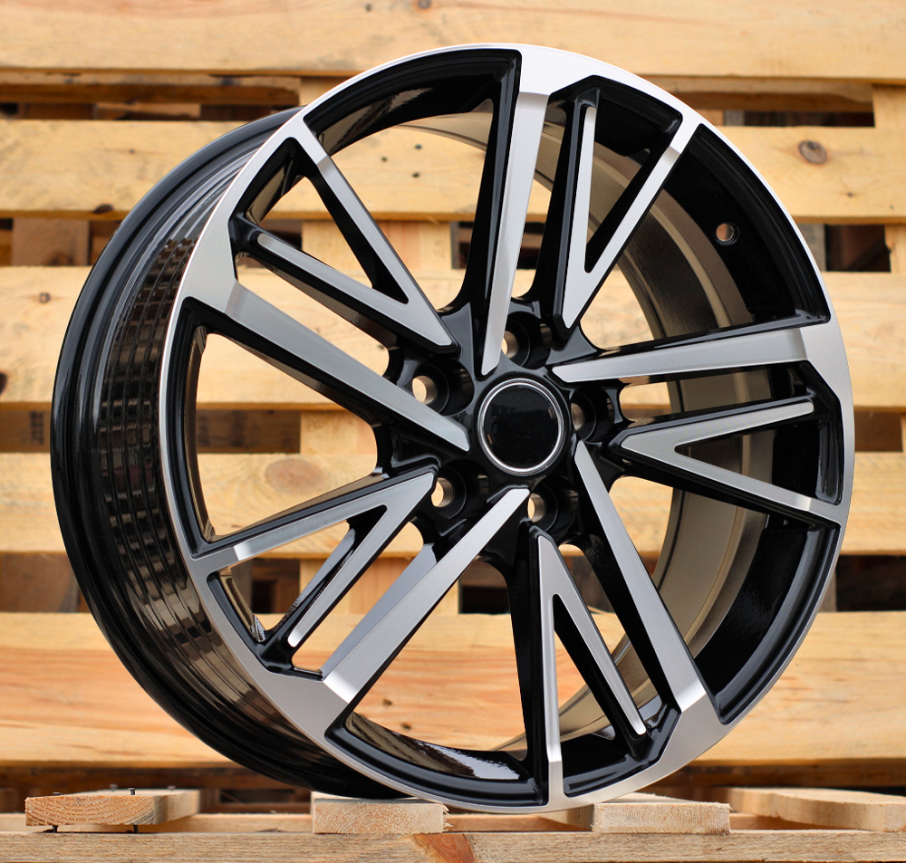 R17x7  5X114.3  ET  40  60.1  FBX255  Black Polished (MB)  For TOYOT  (Z6)  ((AKC 80 Eur)HYBRID FORGED)