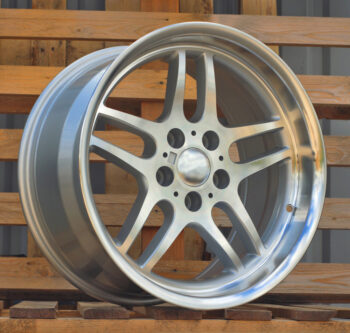 R17x9  5X120  ET  20  74.1  A5913  Silver+Polished Lip (SP)  For BMW  (P)  (Rear+Front (MS Polished))