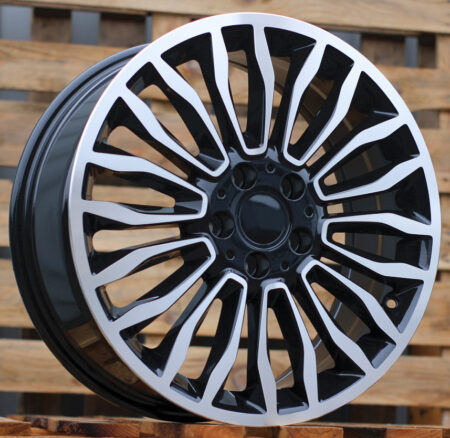 R18x7.5  5X112  ET  52  66.5  B1490  Black Polished (MB)  For MER  (Z1)  ((max 980kg)(V-Class/Vito))