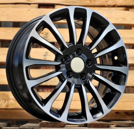 R17x7  5X98  ET  41  58.1  Y1204  Black Polished (MB)  For FIAT  (D4)