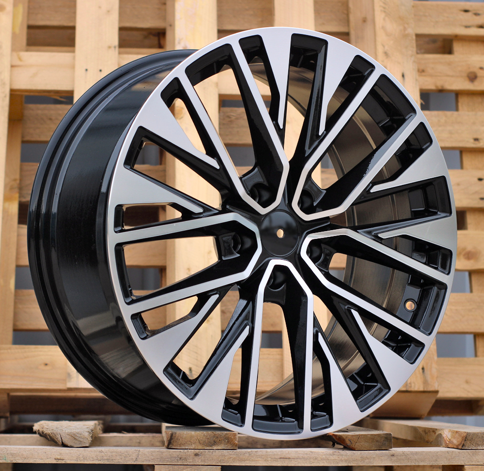 R19x8.5  5X112  ET  40  66.5  F733  (F9733)  Black Polished (MB)  For AUD  (Z5)  (HYBRID FORGED New Model)