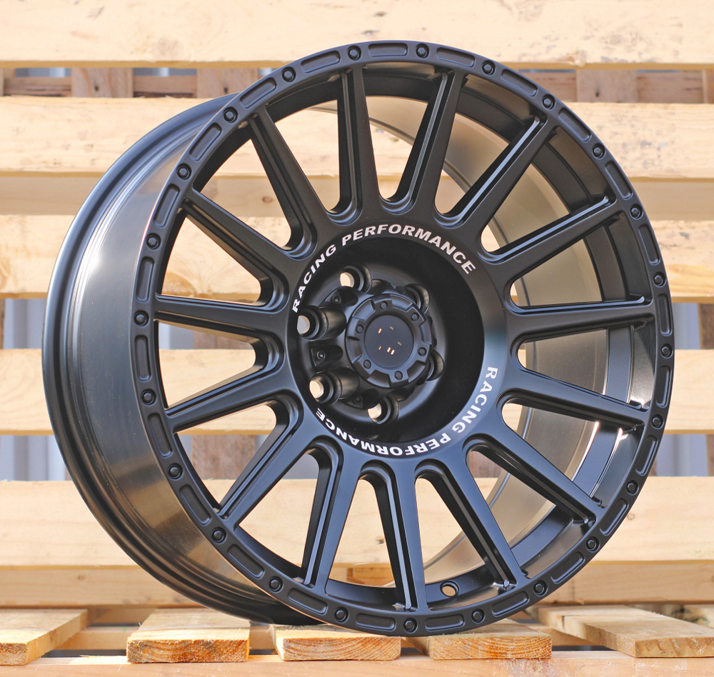 R17x9  5X114.3  ET  0  73.1  FBX026  Black Matt+Text (BMT)  For 4X4  (K3)  (HYBRID FORGED (MB+Text))
