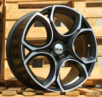 R18x8  5X112  ET  45  57.1  I5162  Black Polished Half Matt (MBHM)  For VW  (Z5)  (NEW Model (Color code MBHW))