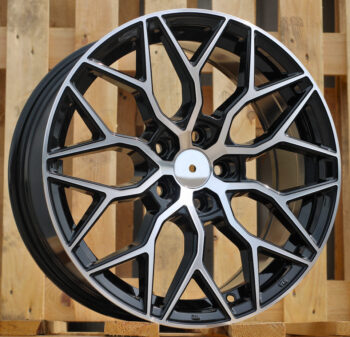 R17x7.5  5X108  ET  40  67.1  B5812  Black Polished (MB)  For RACIN  (K4+R)  (Style Vossen)