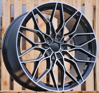 R20x8.5  5X112  ET  25  66.6  IN292  Black Polished (MB)  For BMW  (K7+K8)  (Rear+Front)
