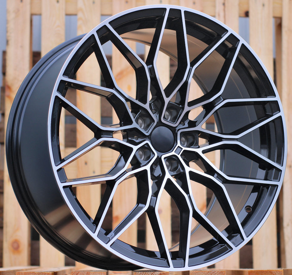R20x8.5  5X112  ET  23  66.6  IN292  Black Polished (MB)  For BMW  (K7)  (Rear+Front)