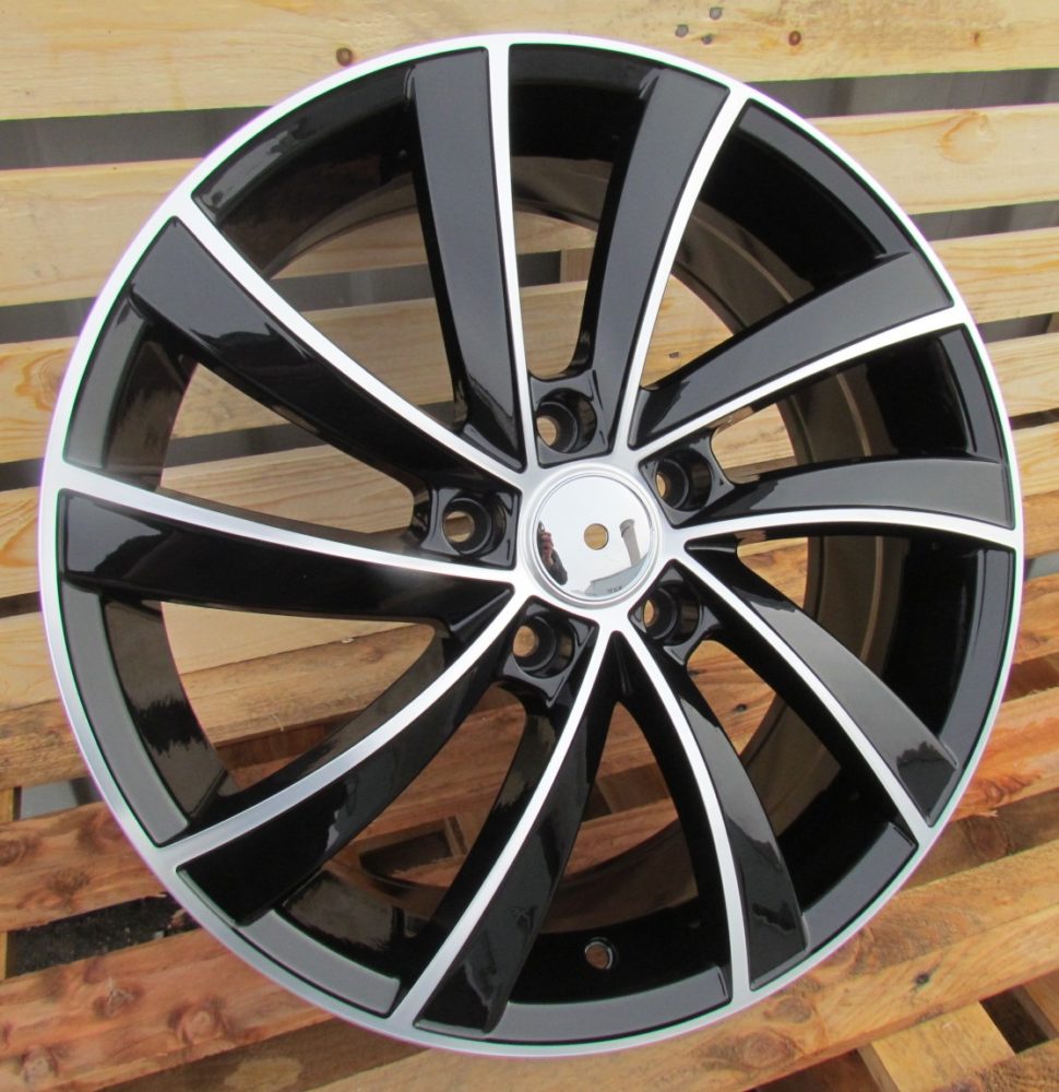 R16x6.5  5X112  ET  46  57.1  SK523  (BK5290)  Black Polished (MB)  For SKODA  (P)