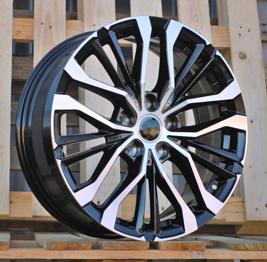 R18x7  5X114.3  ET  35  60.1  H3272F  Black Polished (MB)  For TOYOT  (M)  (HYBRID FORGED)