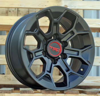 R17x8  6X139.7  ET  5  106.1  Y1203  Black Half Matt (BLHM)  For TOYOT  (R)