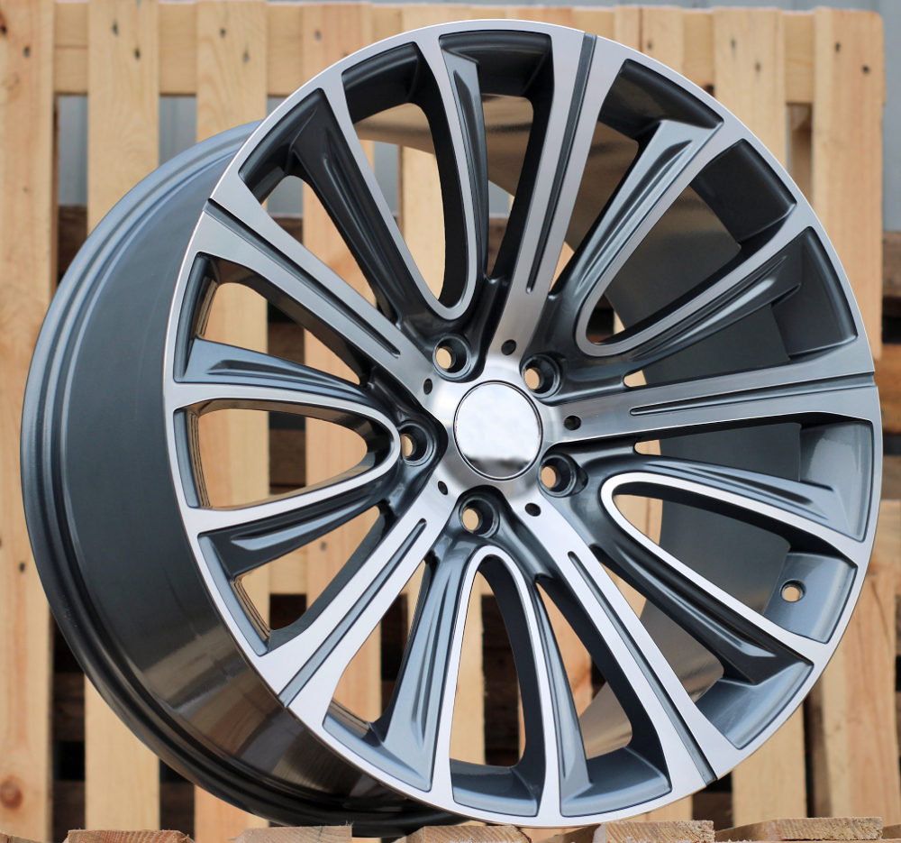 R19x8.5  5X112  ET  25  66.6  DW524  (A24-05)  Grey Polished (MG)  For BMW  (K3)  (Front)