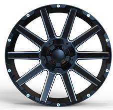 R20x10  5X114.3/139  ET  M20  67.1  SW454  Black (BL)  For 4X4  (K3)  (Milling)