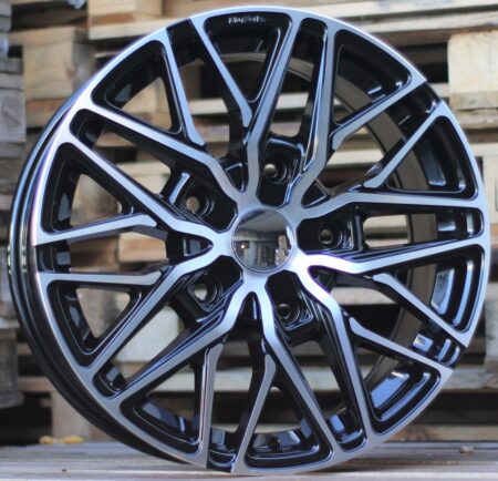 R18x8  5X120  ET  50  65.1  B1262  Black Polished (MB)  For VW  (Z6+Z1)  ((max 1250 kg))