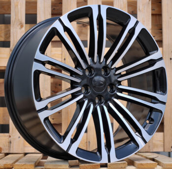 R22x9.5  5X120  ET  42.5  72.6  3S1066V  (FBX190)  Black Polished (MB)  For LAND  (P2)  (HYBRID FORGED (For M14x1.5 bolts))