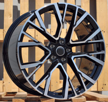 R20x9  5X112  ET  35  66.6  B5769  Black Polished (MB)  For BMW  (K2+P+K4)  (Rear+Front)