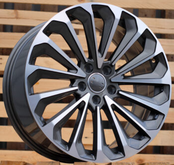 R21x9.5  5X112  ET  36  66.5  A5827  Grey Polished (MG)  For AUD  (P)  (E-Tron)