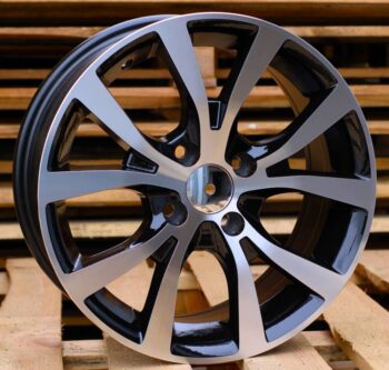 R15x6.5  4X100  ET  40  54.1  BK715  Black Polished (MB)  For HYUND  (R)