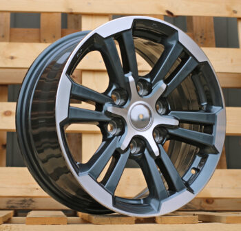 R17x7.5  6X139.7  ET  38  67.1  B1649  Grey Polished (MG)  For 4X4  (K3)