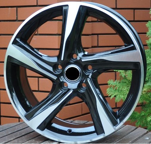 R19x8  5X108  ET  45  67.1  BY115  (DW5080)  Black Polished (MB)  For VOLVO  (K7)