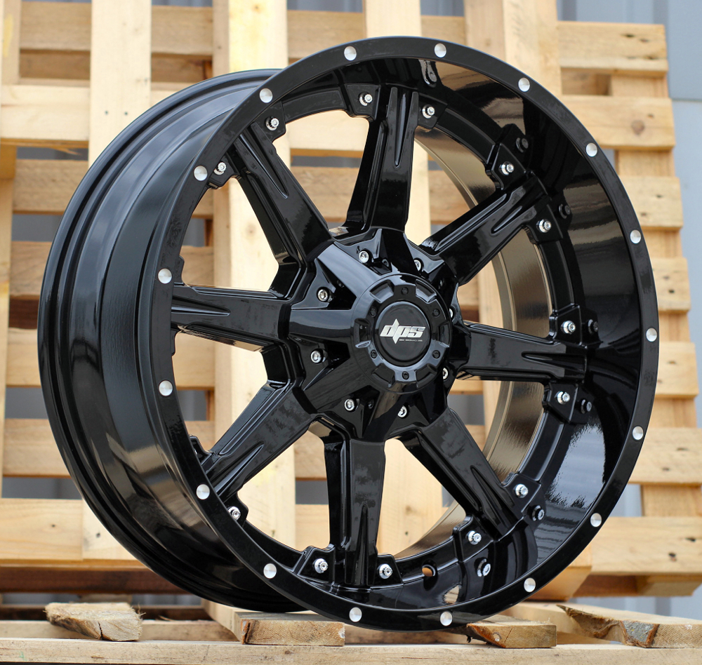 R20x9  12X135/139  ET  M12  106.1  LU406  Black (BL)  For 4X4  (K3)  (Milling)