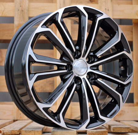 R15x6  5X114.3  ET  40  60.1  BK667  (XF069)  Black Polished (MB)  For TOYOT  (R)