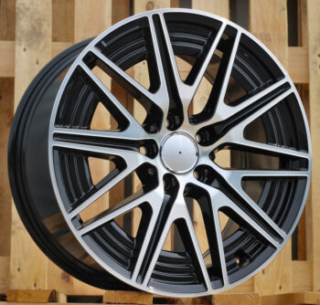 R18x8.5  5X112  ET  52  66.5  Y0102  Black Polished (MB)  For MER  (K4)  (NEW Model C-Class (Front+Rear))