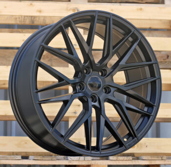 R20x8.5  5X114.3  ET  40  73.1  HX035  (B5902)  Black Half Matt (BLHM)  For HAXER  (Z7)
