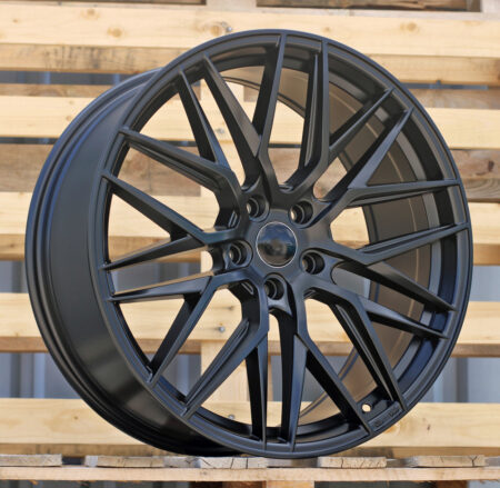 R20x8.5 5X114.3 ET 40 73.1 HX035 (B5902) Black Half Matt (BLHM) For HAXER (Z7)
