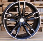 R19x8.5  5X112  ET  30  66.6  B1257  Black Polished Half Matt+Powder Coating (MBHMPC)  For BMW  (P)  ((AKC 90 Eur))