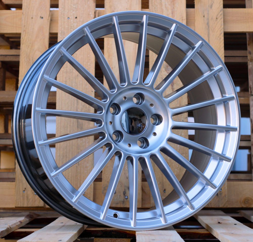 R19x8  5X112  ET  30  66.6  IN005  (IN0284)  Hyper Silver (HS)  For BMW  (K7)  (Rear+Front ALPINA (AKC 90 Eur))