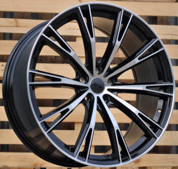 R22x9.5  5X112  ET  31  66.5  H5060  (IN1111)  Black Polished (MB)  For AUD  (K8)