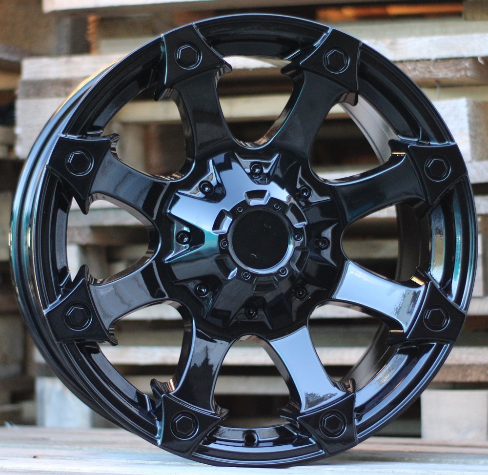R17x8.5  10X127/139  ET  0  78.1  QC816  Black (BL)  For 4X4  (K4)